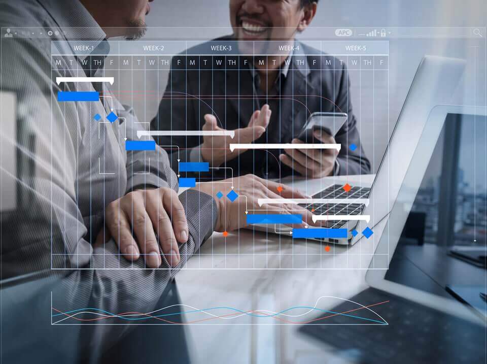 Video: project schedule planning with a Gantt chart